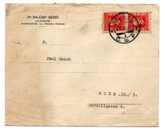 Tschechoslowakei, Ca. 1920, Briefkuvert Frankiert Mit Senkr. Paar 1Kr. (14823E) - Postcards