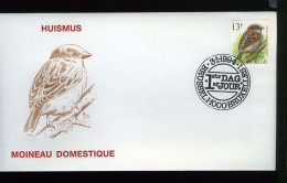 2533 - FDC - Vogels - Buzin - Stempel: Brussel-Bruxelles - 1991-2000