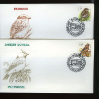 2533/34 - FDC - Vogels - Buzin - Stempel: Brussel-Bruxelles - 1991-2000