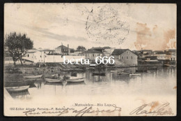 Matosinhos * Rio Leça * Nº 132 Edição Alberto Ferreira * Circulado 1907 - Porto