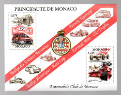 Monaco , Bloc Et Feuillet , N° 86 Automobile Club De Monaco - Blocks & Sheetlets
