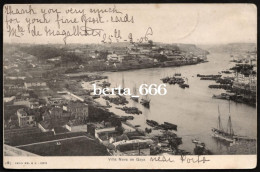 Porto * Vila Nova De Gaia * Nº 185 Edição Emilio Biel * Circulado 1906 - Porto