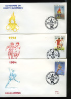 2540/42 - FDC - Sport - Stempel: Evergem - 1991-2000