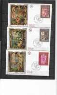 Andorre 1969 - Retable De La Chapelle Saint-Jean De Caselles - Enveloppe Premier Jour - Y&T N°198-200 - FDC