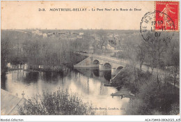 ACAP3-49-0311 - MONTREUIL-BELLAY - Le Pont Neuf Et La Route De Doué - Montreuil Bellay