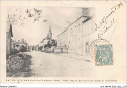 ACAP8-49-0679 - LE LOUROUX-BECONNAIS - Route D'anger - La Poste Et La Caserne De Gendarmerie - Le Louroux Beconnais
