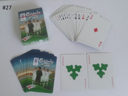 One Deck Of Sealed Poker Playing Card - Carlsberg Beer Soccer Game (#27) - Kartenspiele (traditionell)