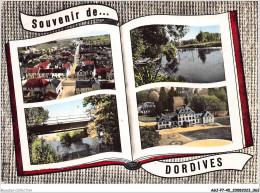 AGJP7-0591-45 - Souvenir DORDIVES - Loiret - Route National Et Rue De César - Les Bords Du Loing - Chateau De Thurelles - Dordives