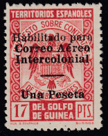 Guinea Variedades 1939 Edifil 259Lhza * Mh - Variedad De Composición - Guinea Spagnola