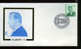 2551 - FDC - Koning Albert II - Stempel: Brussel-Bruxelles - 1991-2000