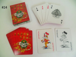 One Deck Of Sealed Poker Playing Card - Carlsberg  Beer  (#24) - Playing Cards (classic)