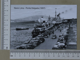 PORTUGAL  - NAVIO LIMA - PONTA DELGADA - 2 SCANS  - (Nº59432) - Açores