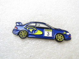 TRES RARE  PIN'S     SUBARU  WRX  RALLYE    MONTE CARLO  COLIN McRAE 1997  63 Mm - Altri & Non Classificati