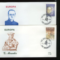 2555/56 - FDC - Europa - Stempel: Rupelmonde - 1981-1990