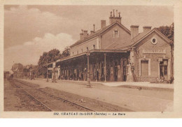 72. N°55251.chateau Du Loir.la Gare - Chateau Du Loir