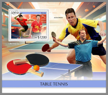 LIBERIA 2023 MNH Table Tennis Tischtennis S/S – OFFICIAL ISSUE – DHQ2426 - Tenis De Mesa