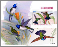 CENTRAL AFRICA 2023 MNH Hummingbirds Colibris Kolibris S/S – OFFICIAL ISSUE – DHQ2426 - Hummingbirds