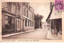 72 - SAINT CALAIS - SAN35758 - Hôtel Des Postes Et Rue Sadi Carnot - Saint Calais