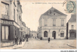 CAR-AAWP9-72-0737 - ECOMMOY - Hôtel De Ville Et Rue Carnot - Ecommoy