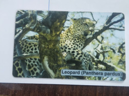 Nambia-(NAB-13A)-Leopard (NAEI-0)-(3)-(N$20)-(NAEI 0033-7437)-(tirage-37.500)-used Card+1card Free - Namibia