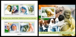 Liberia 2023 95 Years Since Mother Teresa Arrived In Calcutta. (410) OFFICIAL ISSUE - Madre Teresa