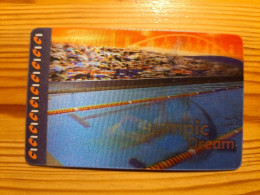 Prepaid Phonecard Australia, Telstra - Olympic Games, Swimming, Lenticular, 3D - Australie