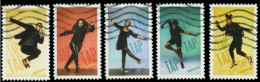 VERINIGTE STAATEN ETATS UNIS USA 2021 TAP DANCING SET 5V USED SN 5609-13 MI 5842-46 YT 5451-55 - Used Stamps