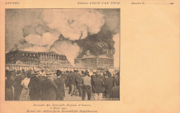 INCENDIE - Anvers - Entrepôts Royaux - 6 Juin 1901 - Editeur Louis Van Neck - Fumées - Animé - Carte Postale Ancienne - Autres & Non Classés