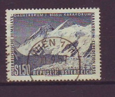 AUSTRIA 1036,used,falc Hinged - Montagne