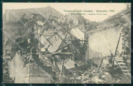Vibo Valentia Parghelia Terremoto 1905 Cartolina KF2140 - Vibo Valentia