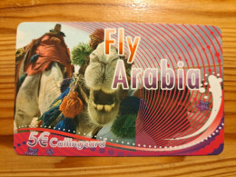 Prepaid Phonecard Germany, Fly Arabia - Camel - [2] Mobile Phones, Refills And Prepaid Cards