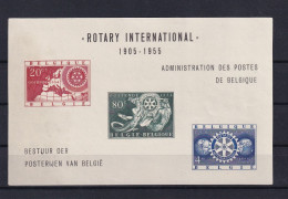 België N°LX18 Rotary International 1954 MNH ** COB € 300,00 SUPERBE - Luxuskleinbögen [LX]