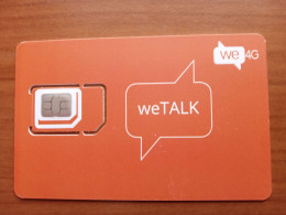 Israel - We Talk (standard,micro, Nano SIM) - GSM SIM  - Mint - Israel