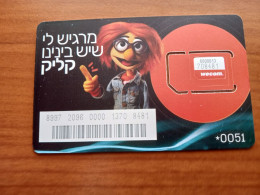 Israel - We Com (standard,micro, Nano SIM) - GSM SIM  - Mint - Israel