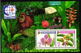 Singapur Block 33 A Postfrisch Briefmarkenausstellung 1995 #NF057 - Singapore (1959-...)