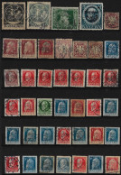 Germany Deutschland Bavaria Bayern 1870/1920 40 Stamp With Perfin Briefmarke Lochung Timbre Perfore - Ohne Zuordnung
