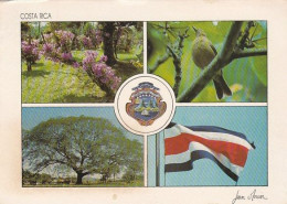 COSTA RICA, Wildlife Multiview   - Used  Postcard - Animals - CENA - Costa Rica