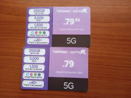 Israel - TalkMan - 2 Cards - Israel