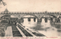 BELGIQUE - Duffel - Le Nouveau Pont - Vue Générale - Rivière Et Bord - Animé - Carte Postale Ancienne - Duffel