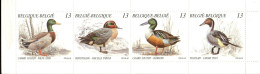 Belgien Belgique Belgie 1989 - Markenheftchen Mi.Nr. 2384 - 2387 - Postfrisch MNH - Vögel Birds Enten Ducks - Canards