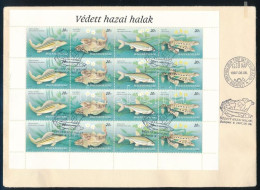 1997 Védett Hazai Halak Kisív FDC-n - Otros & Sin Clasificación