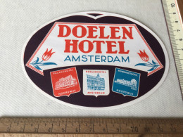 Hotel Doelen In Amsterdam Nederland - Adesivi Di Alberghi