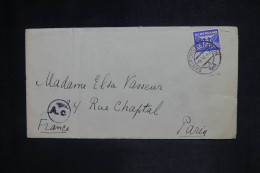 PAYS BAS - Enveloppe De Santport Pour Paris En 1941 Avec Marque De Contrôle - L 153916 - Cartas & Documentos
