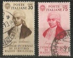 Kingdom Regno 1934 Galvani Eleltro Radiobiologia Cpl 2v Set In VFU Condition - Usados