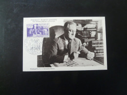 Carte Maximum Card Président Roosevelt Monaco 1947 (ex 1) - Maximum Cards