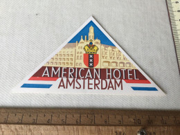 Hotel American   In Amsterdam Nederland - Hotel Labels