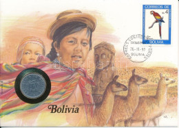 Bolívia 1987. 50c Al Felbélyegzett Borítékban, Bélyegzéssel, Német Nyelvű Tájékoztatóval T:AU Bolivia 1987. 50c Al In En - Sin Clasificación