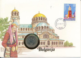 Bulgária 1960. 1L Felbélyegzett Borítékban, Bélyegzéssel T:UNC Patina Bulgaria 1960. 1 Lev In Envelope With Stamp And Ca - Sin Clasificación