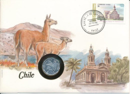 Chile 1979. 10c Felbélyegzett Borítékban, Bélyegzéssel, Német Nyelvű Leírással T:UNC  Chile 1979. 10 Centavos In Envelop - Sin Clasificación