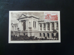 Carte Maximum Card Musée Océanographique Oblit. Jubilée Du Souverain Monaco 1947 - Maximum Cards